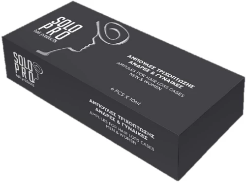 ΑΜΠΟΥΛΕΣ ΤΡΙΧΟΠΤΩΣΗΣ  SOLO PRO (6X10ML)