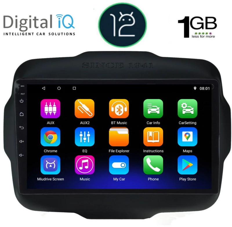 DIGITAL IQ RTA 1290_GPS (9inc) MULTIMEDIA TABLET OEM JEEP RENEGADE  mod. 2014>