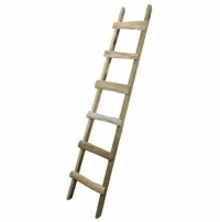 Synchronia Διακοσμητική Σκάλα Ξύλινη 118cm