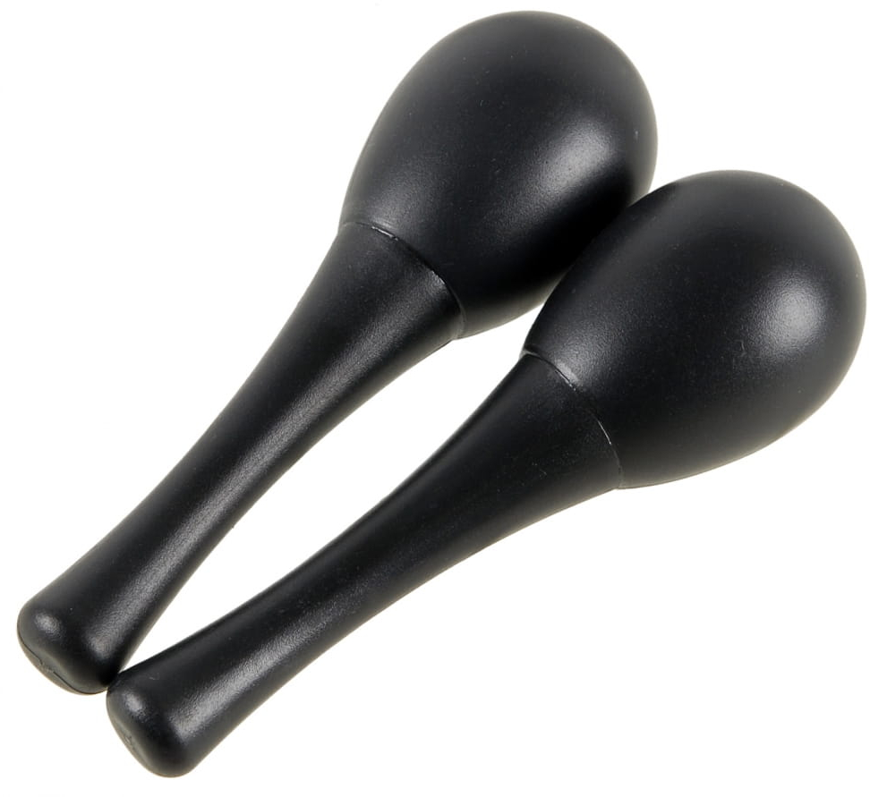 Club Salsa Mini Maracas, 13cm - Black, 55g (Ζευγάρι)