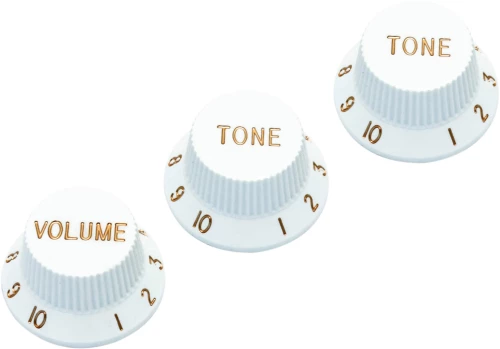 GMi Strat Knob Set - White