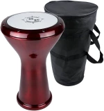 RP Τουμπερλέκι Αιγυπτιακό με Θήκη - Wine Red Γυαλιστερό