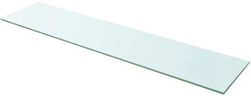 vidaXL Ράφι Πάνελ Διάφανο 110 x 25 εκ. Γυάλινο 110 x 25 cm Διαφανές