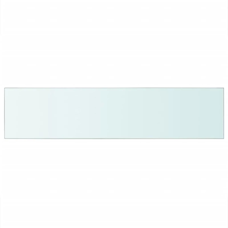 vidaXL Ράφι Πάνελ Διάφανο 110 x 25 εκ. Γυάλινο 110 x 25 cm Διαφανές