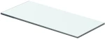 vidaXL Ράφι Πάνελ Διάφανο 40 x 12 εκ. Γυάλινο 40 x 12 cm Διαφανές