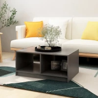 vidaXL Τραπεζάκι Σαλονιού Γκρι 75 x 50 x 33,5 εκ από Μασίφ Ξύλο Πεύκου N/A Γκρι