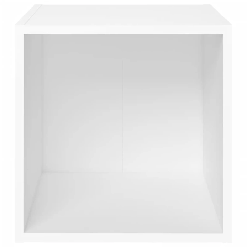 vidaXL Έπιπλο Τηλεόρασης Λευκό 37 x 35 x 37 εκ. από Μοριοσανίδα N/A Λευκό
