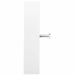 vidaXL Ντουλάπα Γραφείου Λευκή 90 x 40 x 180 εκ. Ατσάλινη N/A Λευκό