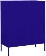 vidaXL Ντουλάπι Αποθήκευσης Ναυτικό Μπλε 80 x 35 x 101,5 εκ. Ατσάλινο N/A Μπλε