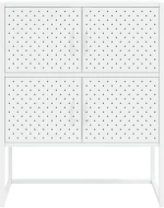 vidaXL Ντουλάπι Λευκό 80 x 35 x 100 εκ. από Ατσάλι 80 x 35 x 100 cm Λευκό