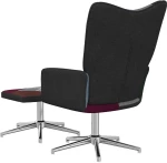 vidaXL Πολυθρόνα Relax Σχέδιο Patchwork Υφασμάτινη με Σκαμπό  Πολύχρωμο