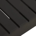 vidaXL Τραπεζάκι Σαλονιού Κήπου Γκρι Πλαστικό N/A Γκρι