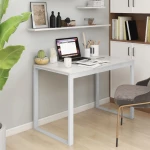 vidaXL Γραφείο Υπολογιστή Λευκό 110 x 60 x 73 εκ. από Μοριοσανίδα N/A Λευκό