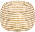 vidaXL Πουφ Χειροποίητο 45 x 30 εκ. από Γιούτα 45 x 30 cm Καφέ