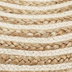 vidaXL Πουφ Χειροποίητο 45 x 30 εκ. από Γιούτα 45 x 30 cm Καφέ