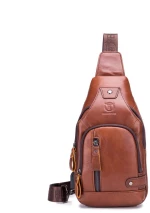 Δερμάτινο τσαντάκι body Bull Captain XB 129 καφέ