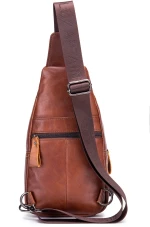 Δερμάτινο τσαντάκι body Bull Captain XB 129 καφέ
