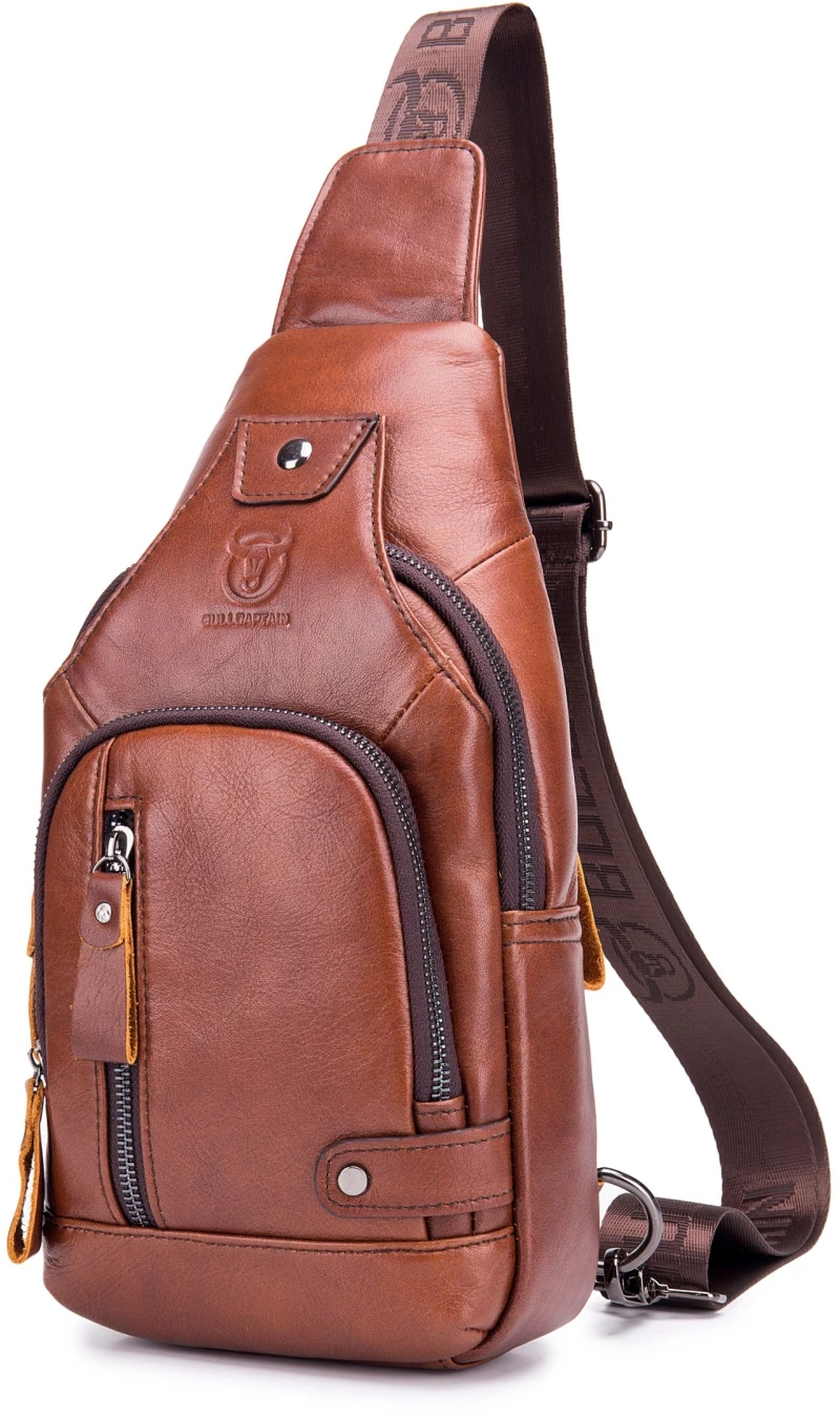Δερμάτινο τσαντάκι body Bull Captain XB 129 καφέ
