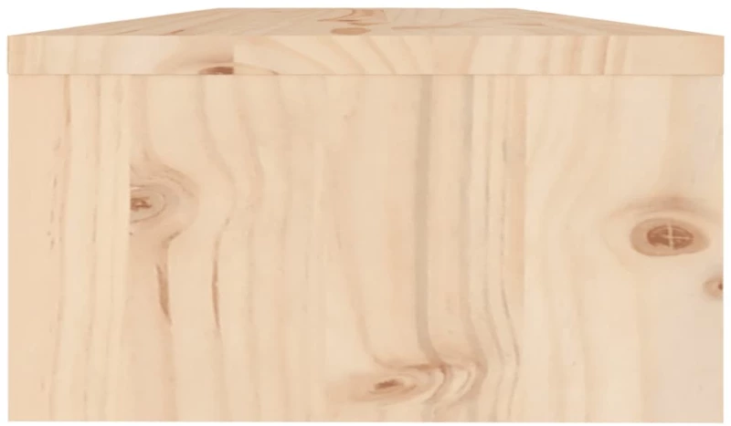 vidaXL Βάση Οθόνης 50 x 24 x 13 εκ. από Μασίφ Ξύλο Πεύκου N/A Καφέ