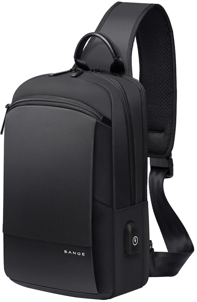 Τσαντάκι ώμου χιαστί crossbody Bange 77112 μαύρο