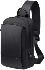 Τσαντάκι ώμου χιαστί crossbody Bange 77112 μαύρο