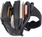 Τσαντάκι ώμου χιαστί crossbody Bange 77112 μαύρο