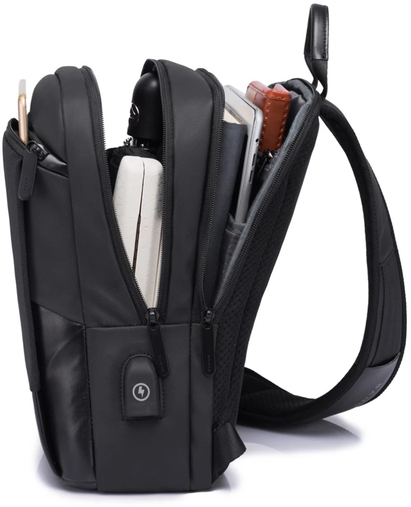 Τσαντάκι ώμου χιαστί crossbody Bange 77112 μαύρο