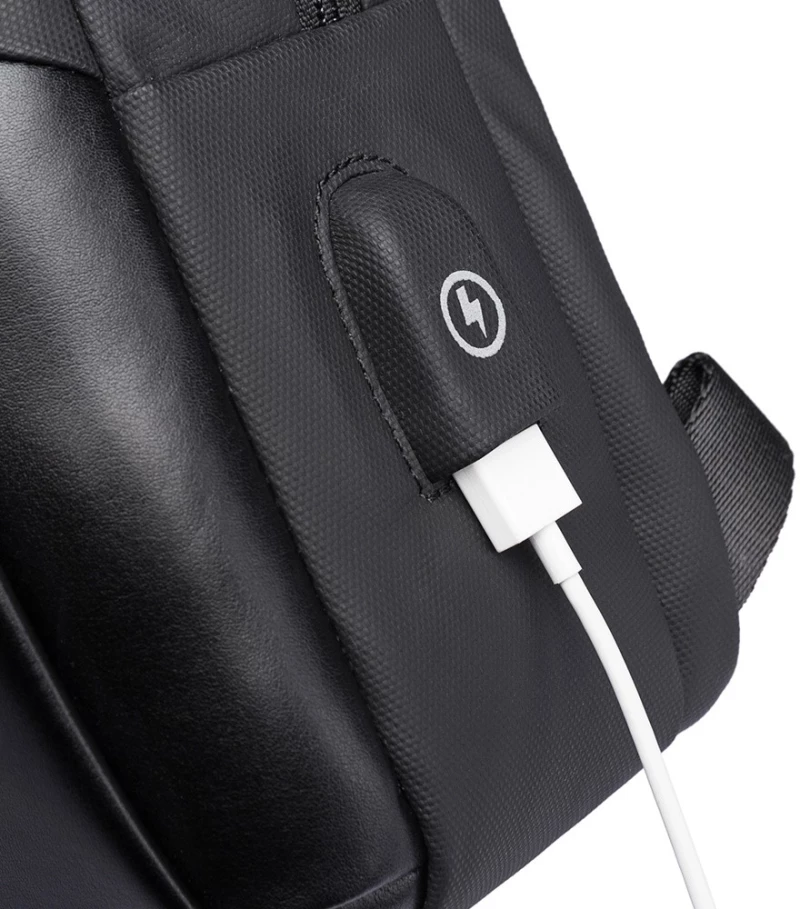 Τσαντάκι ώμου χιαστί crossbody Bange 77112 μαύρο