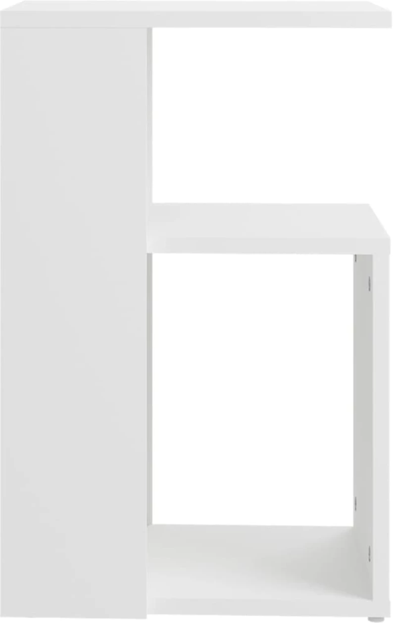 vidaXL Τραπέζι Βοηθητικό Λευκό 36 x 30 x 56 εκ. από Μοριοσανίδα N/A Λευκό