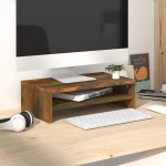 vidaXL Βάση Οθόνης Καπνιστή Δρυς 42x24x13 εκ. από Επεξεργασμένο Ξύλο N/A Καφέ
