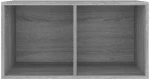 vidaXL Έπιπλο Δίσκων Βινυλίου Γκρι Sonoma 71x34x36 εκ. Επεξεργ. Ξύλο N/A Γκρι