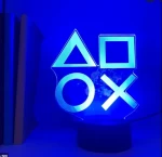Τρισδιάστατο 3D επιτραπέζιο φωτιστικό icons με χειριστήριο