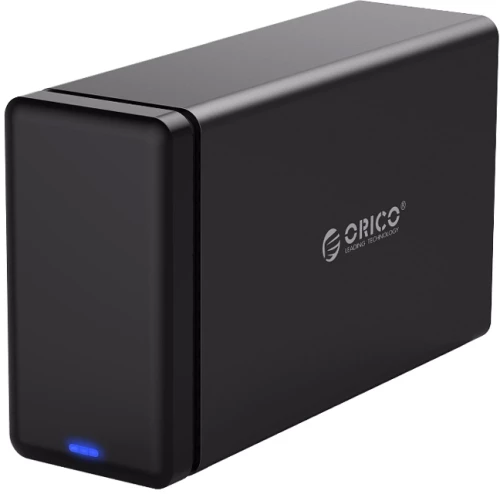 ORICO εξωτερική θήκη για 2x 3.5" HDD NS200RU3 USB3.0, 5Gbps, 32TB, μαύρη