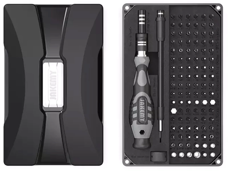 JAKEMY σετ κατσαβιδιών ακριβείας JM-8176 με θήκη, CR-V, 106τμχ