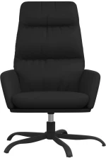 vidaXL Πολυθρόνα Relax Μαύρη από Συνθετικό Δέρμα  Μαύρο