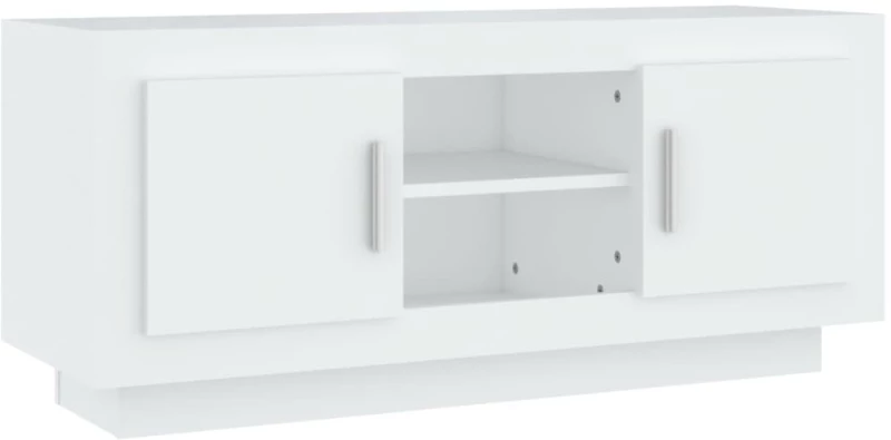 vidaXL Έπιπλο Τηλεόρασης Λευκό 102 x 35 x 45 εκ. Επεξεργασμένο Ξύλο N/A Λευκό