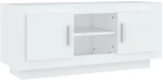 vidaXL Έπιπλο Τηλεόρασης Λευκό 102 x 35 x 45 εκ. Επεξεργασμένο Ξύλο N/A Λευκό