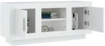 vidaXL Έπιπλο Τηλεόρασης Λευκό 102 x 35 x 45 εκ. Επεξεργασμένο Ξύλο N/A Λευκό