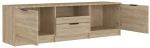 vidaXL Έπιπλο Τηλεόρασης Sonoma Δρυς 140x35x40 εκ. Επεξεργασμένο Ξύλο N/A Καφέ