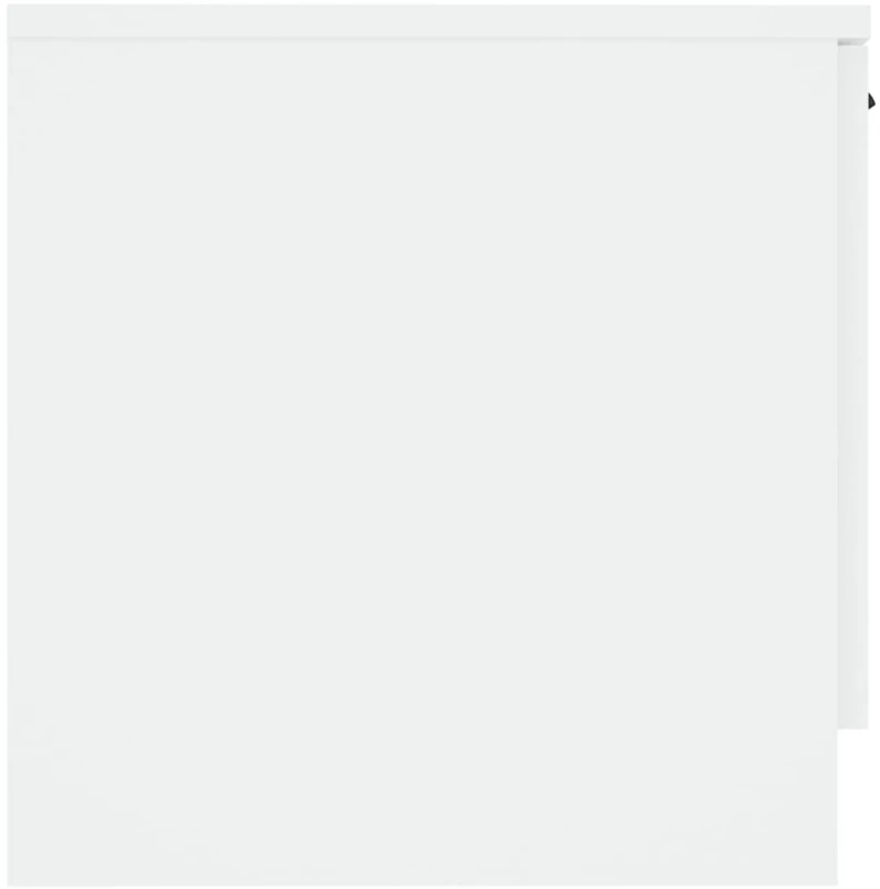 vidaXL Κομοδίνα 2 τεμ. Λευκά 40 x 39 x 40 εκ. N/A Λευκό