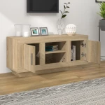vidaXL Έπιπλο Τηλεόρασης Sonoma Δρυς 102 x 35 x 45 εκ. Επεξεργ. Ξύλο N/A Καφέ