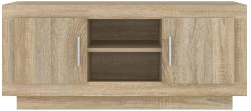vidaXL Έπιπλο Τηλεόρασης Sonoma Δρυς 102 x 35 x 45 εκ. Επεξεργ. Ξύλο N/A Καφέ