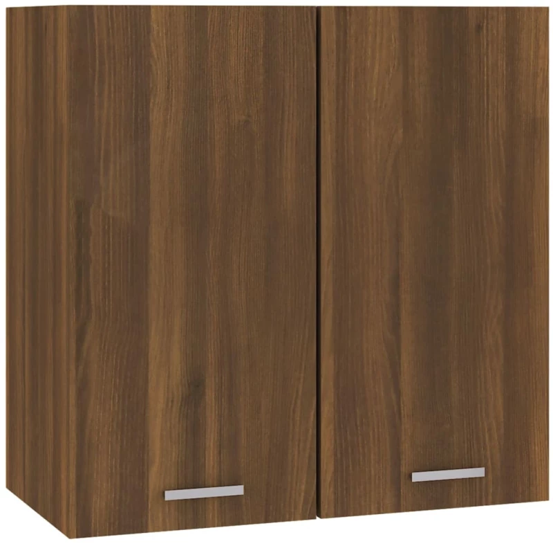 vidaXL Κρεμαστό Ντουλάπι Καφέ Δρυς 60x31x60 εκ. από Επεξεργασμένο Ξύλο  Καφέ