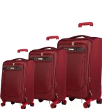 Βαλίτσες trolley (σετ 3 τεμαχίων) Cardinal 3300 μπορντό
