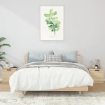 vidaXL Κομοδίνα 2 τεμ. Sonoma Δρυς 40 x 39 x 40 εκ. N/A Καφέ