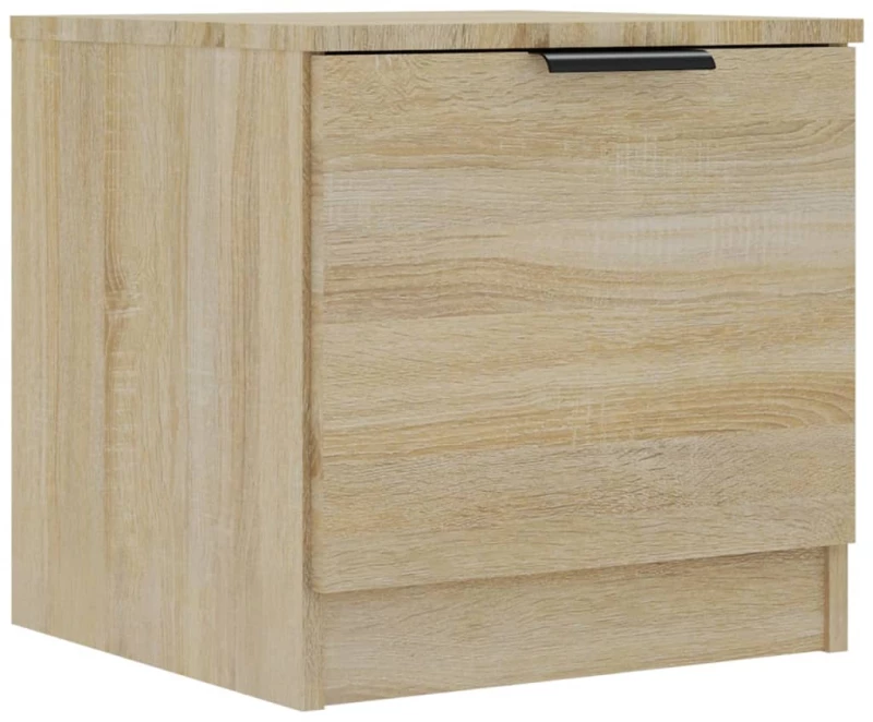 vidaXL Κομοδίνα 2 τεμ. Sonoma Δρυς 40 x 39 x 40 εκ. N/A Καφέ