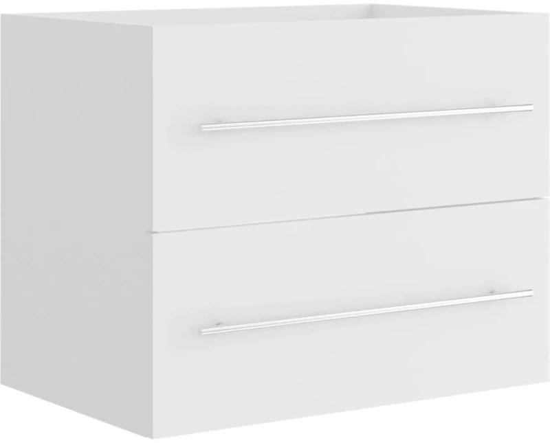 vidaXL Ντουλάπι Νιπτήρα Λευκό 60 x 38,5 x 48 εκ. από Μοριοσανίδα N/A Λευκό