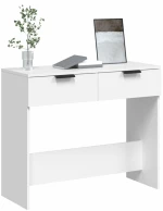 vidaXL Τραπέζι Κονσόλα Λευκό 90 x 36 x 75 εκ. από Επεξεργασμένο Ξύλο N/A Λευκό