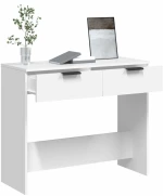 vidaXL Τραπέζι Κονσόλα Λευκό 90 x 36 x 75 εκ. από Επεξεργασμένο Ξύλο N/A Λευκό