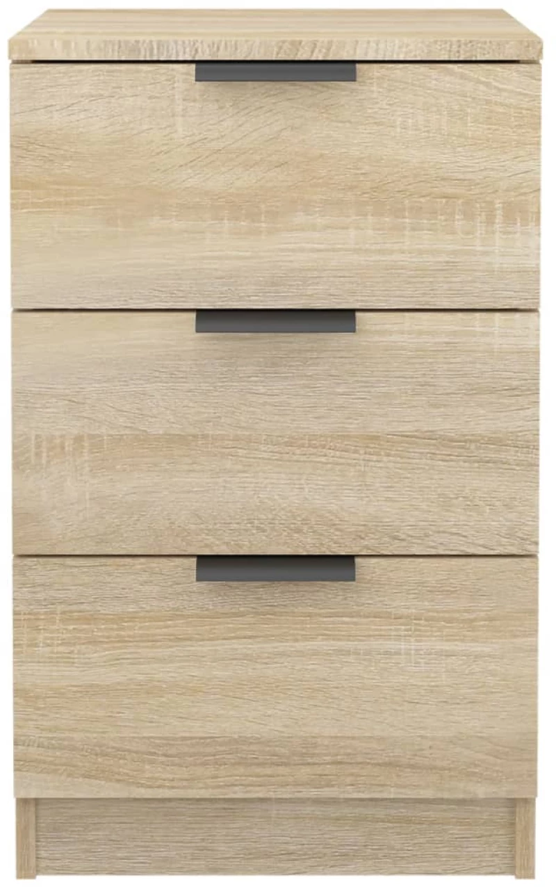 vidaXL Κομοδίνο Sonoma Δρυς 40 x 36 x 65 εκ. N/A Καφέ